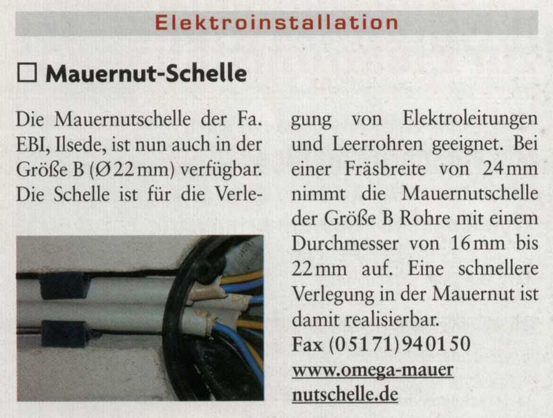 Elektro Befestigungstechnik Ilsede - Innovative Befestigungstechnik